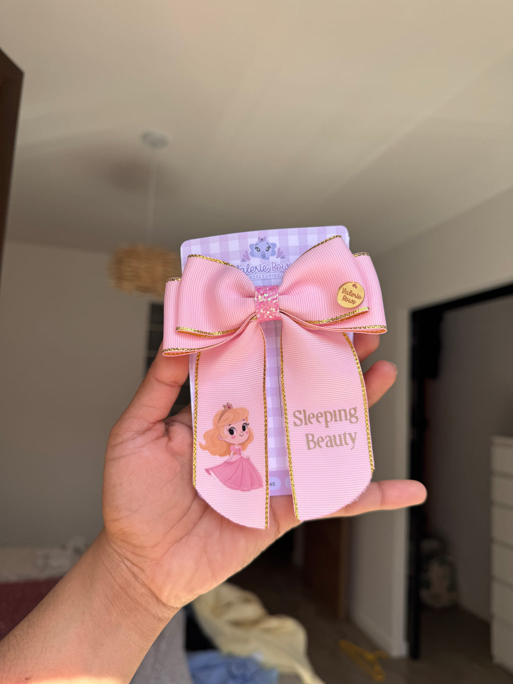 Lazo boutique estampado princesas