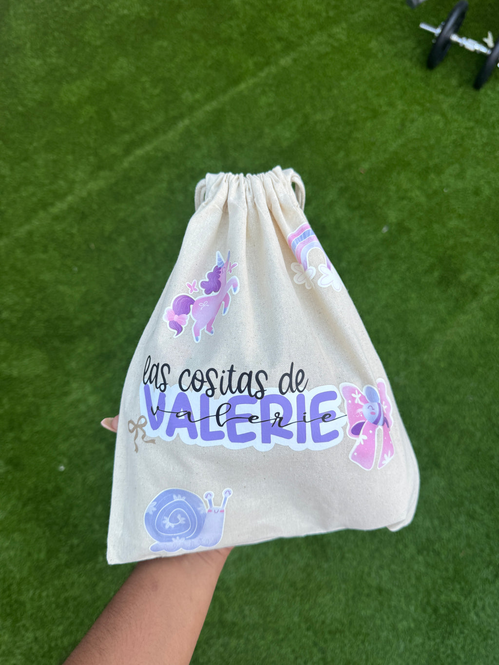 Bolsita de tela personalizada para la vuelta al cole