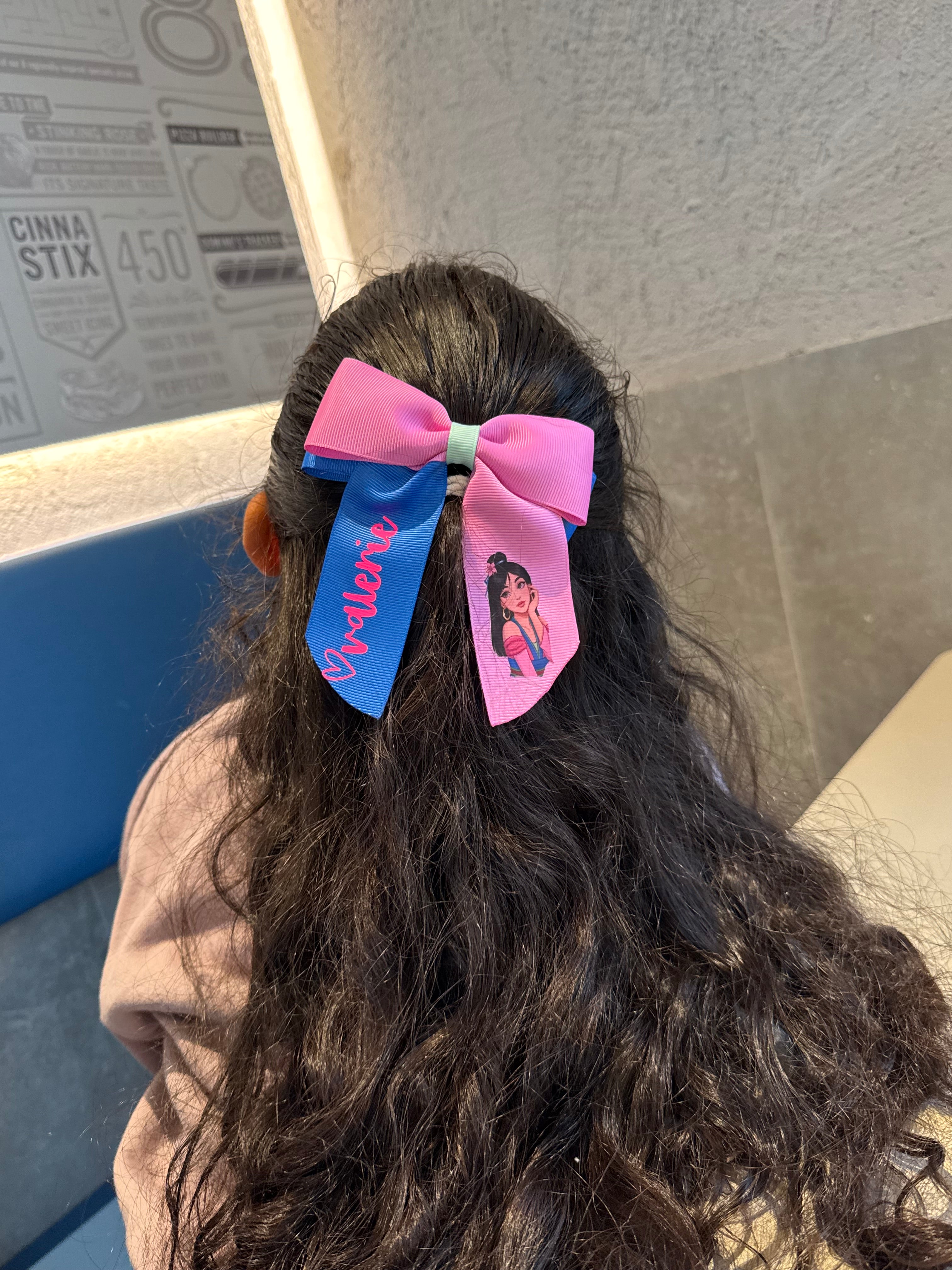 Lazo boutique estampado princesas
