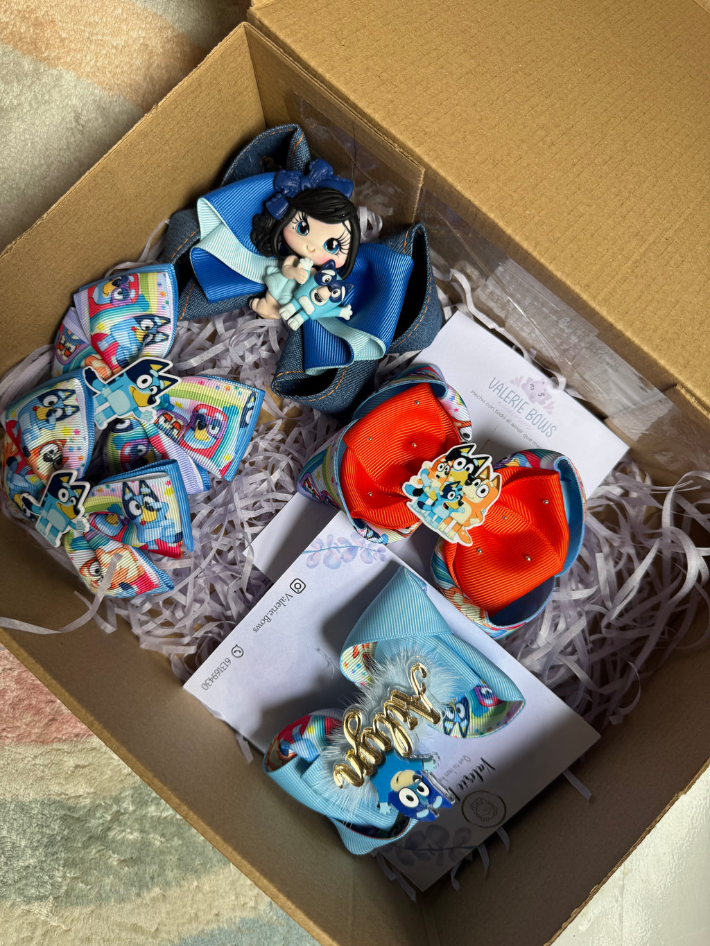 Kit lazos Bluey