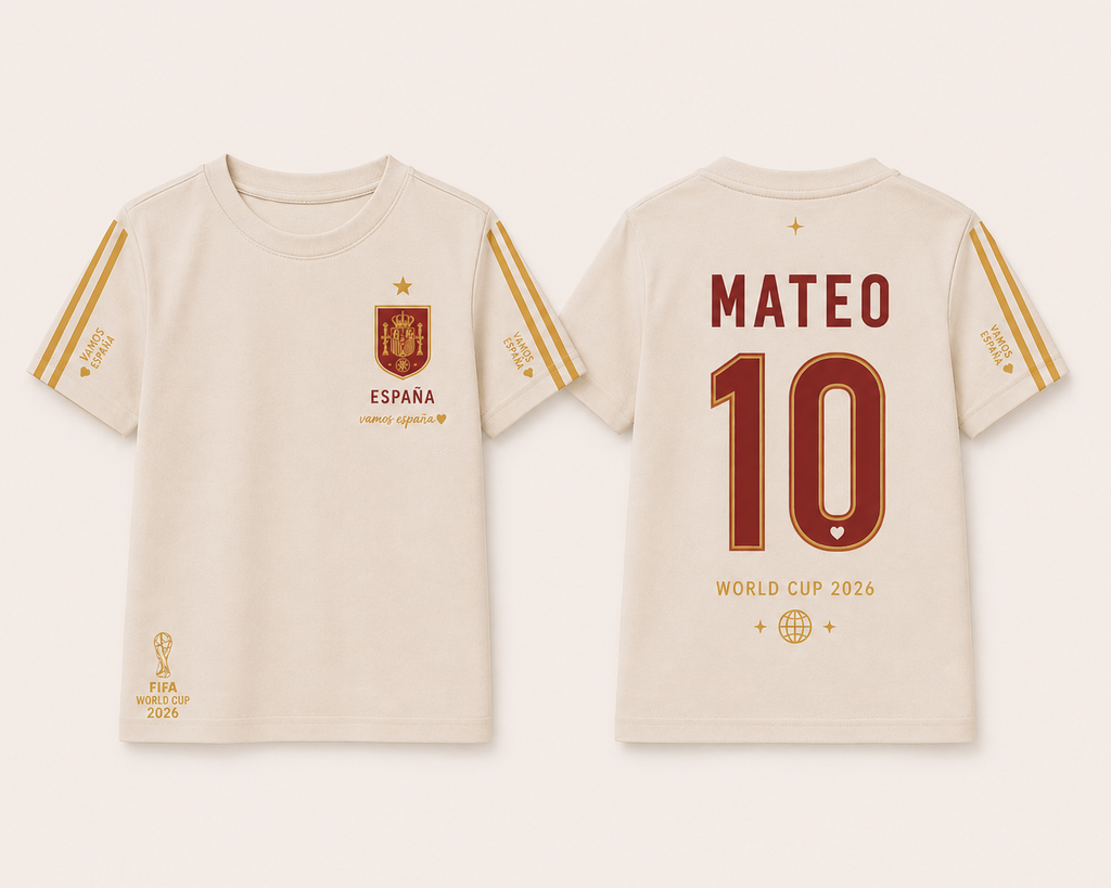 Camiseta España personalizada