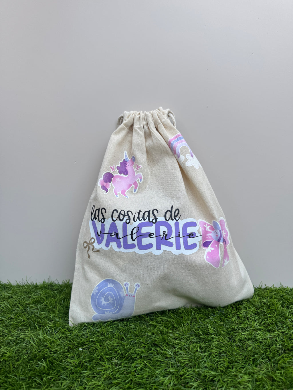 Bolsita de tela personalizada para la vuelta al cole