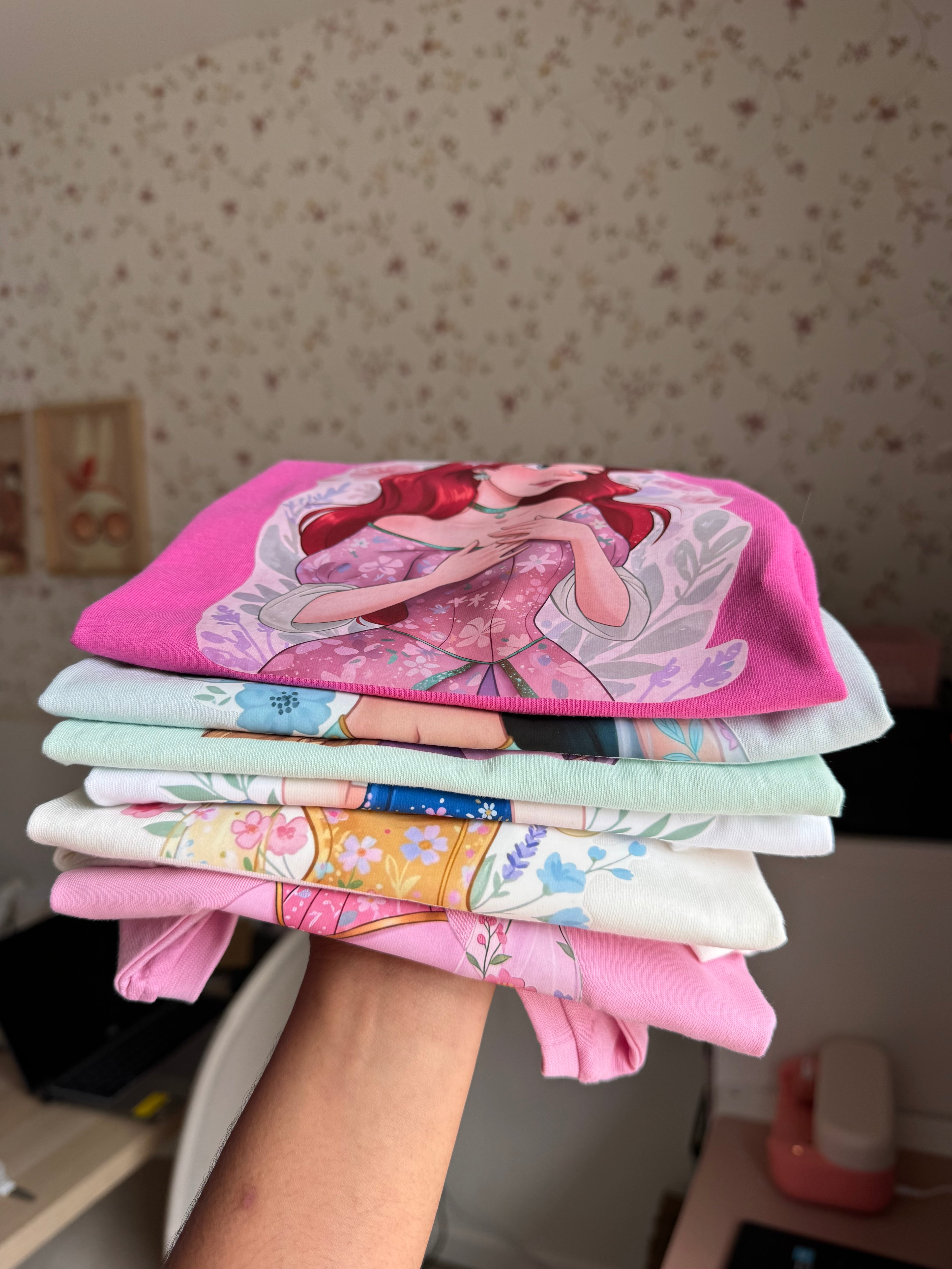 Camisetas inspiración princesas