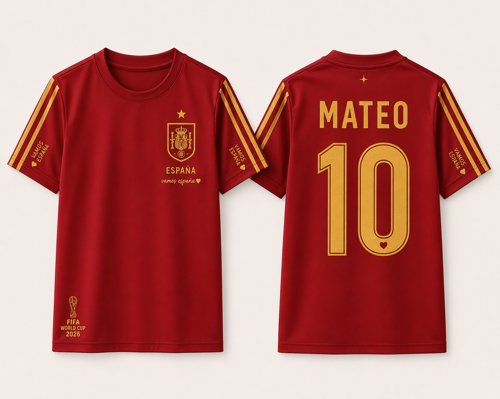 Camiseta España personalizada