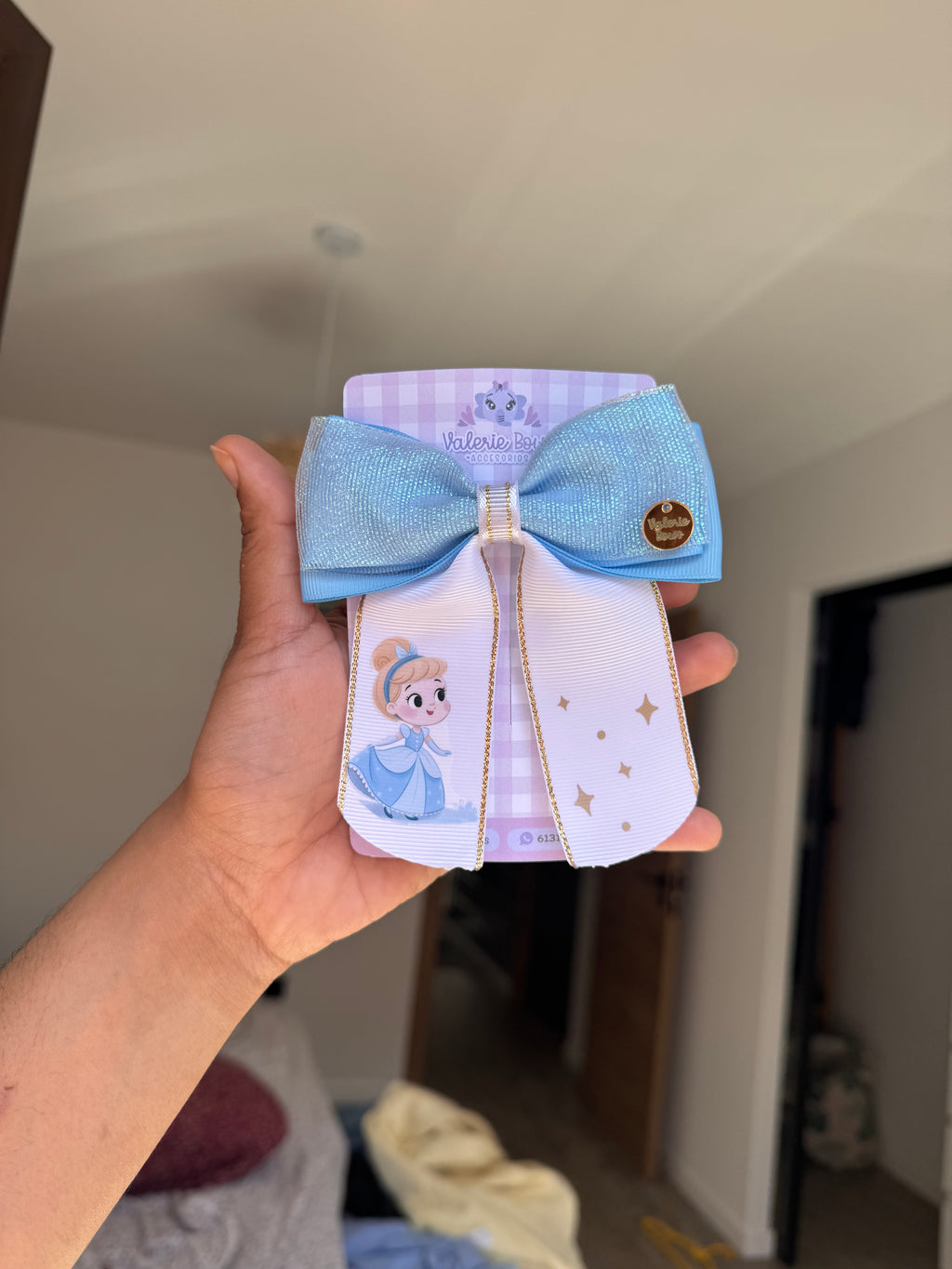 Lazo boutique estampado princesas