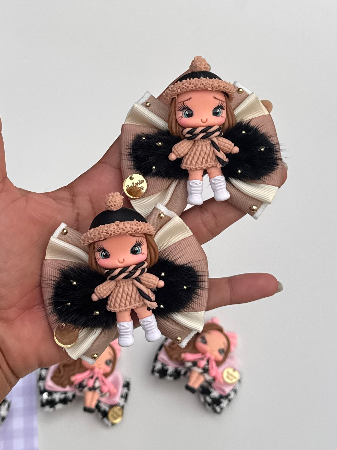 Lazo mediano niña gorrito
