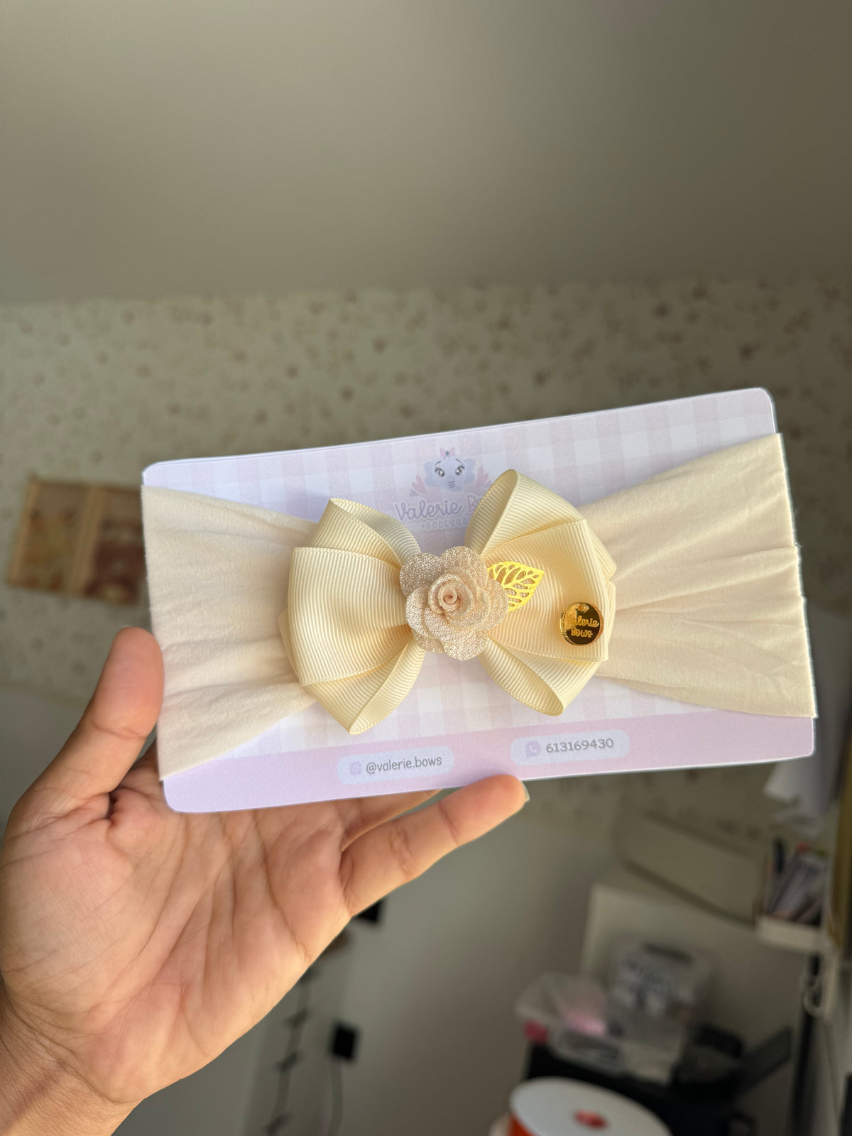 Lazo mediano flor