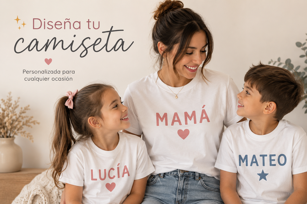 ✨ Camiseta Personalizada | Crea la tuya